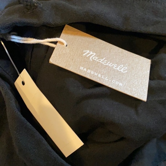 Madewell NWT Men's Black Pullover Hoodie Sweatshirt - Picture 5 of 8
